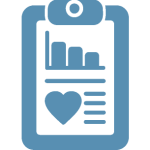 Graphic of a healthcare clip board
